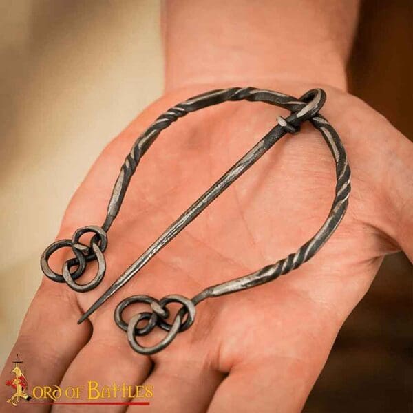 Elvish Ranger Knotted Iron Brooch