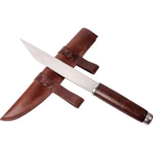 Steel Seax Viking Dagger with Sheath