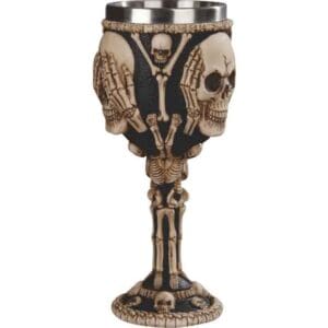 No Evil Skull Goblet