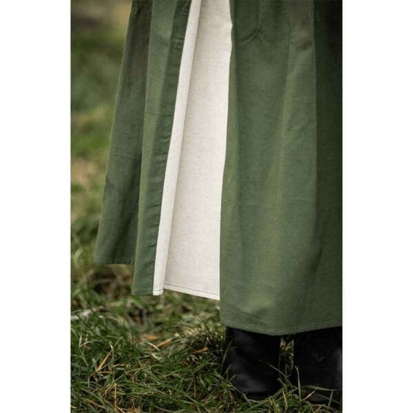 Isabella Medieval Skirt - Green/Natural