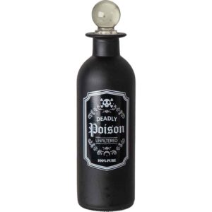 Deadly Poison Glass Potion Bottle