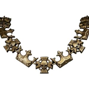 Imperial Cross and Crown Knight's Chain Collar