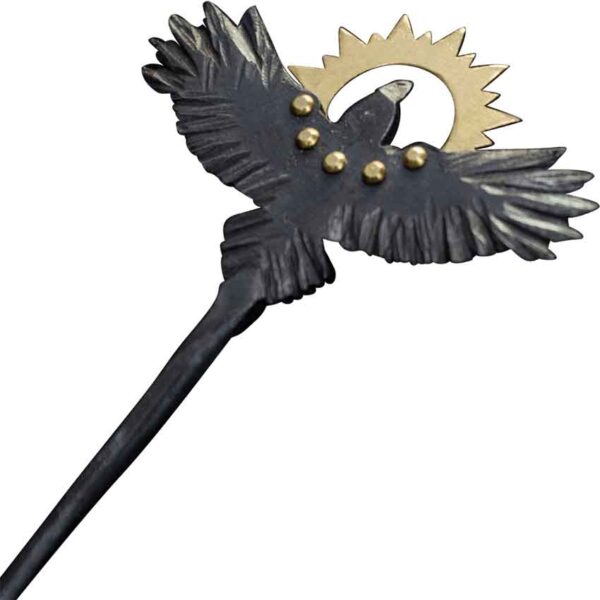 Raven Sun Hairpin