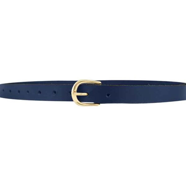 Medieval Leather Buckle Belt - Blue