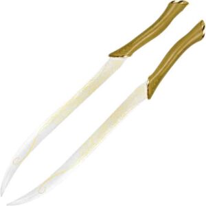 Elven Dual Swords with Plaque