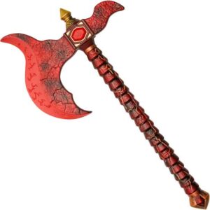 Foam Red Demon Blood Axe