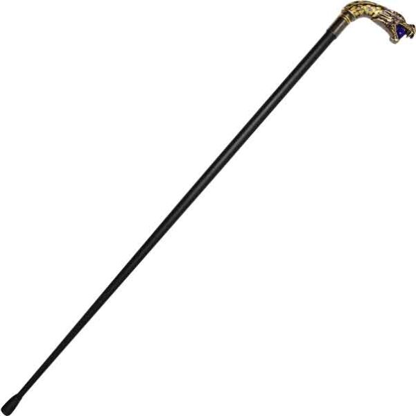 Golden Dragon Head Sword Cane