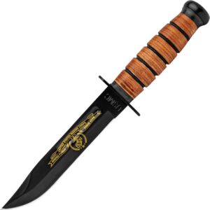 USMC Tribute Combat Knife - Black And Gold