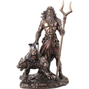 Hades with Cerberus Statue