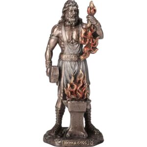 Bronze Hephaestus God of Smithing Statue