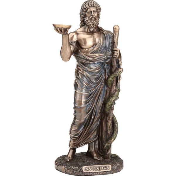 Asclepius Greek God of Medicine Statue