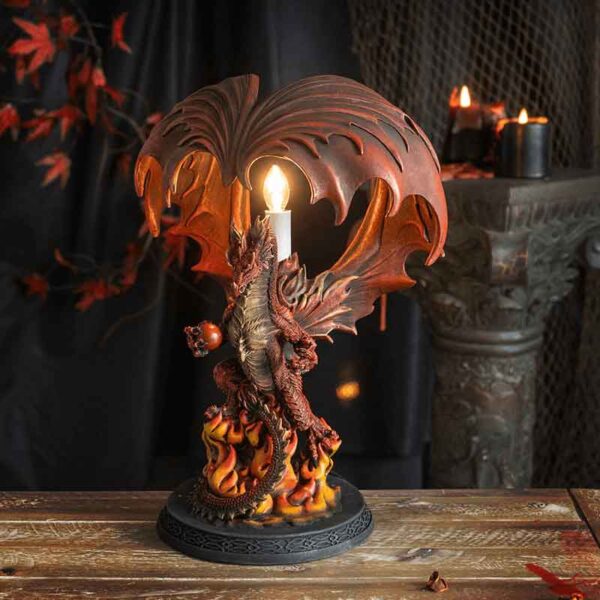 Fire Dragon Candle Lamp