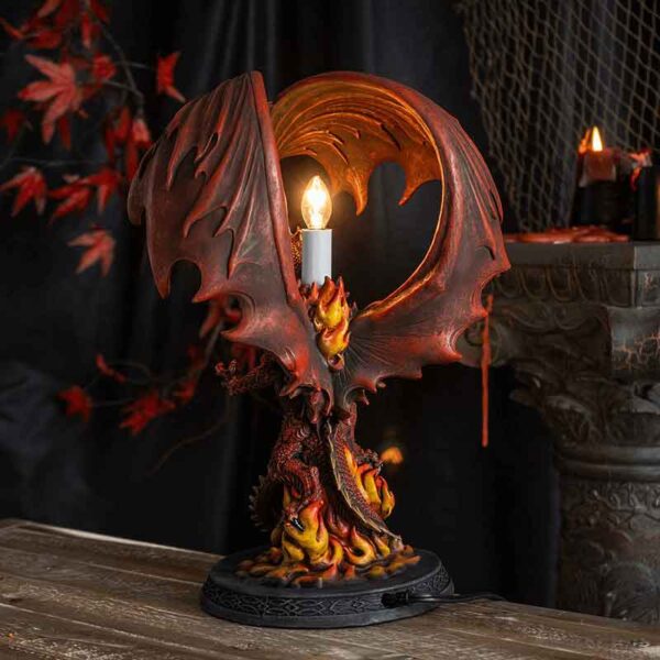 Fire Dragon Candle Lamp