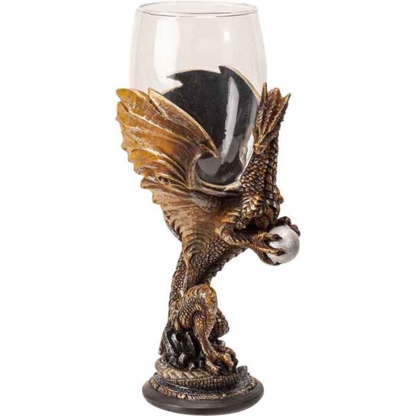 Gold Dragon Egg Goblet