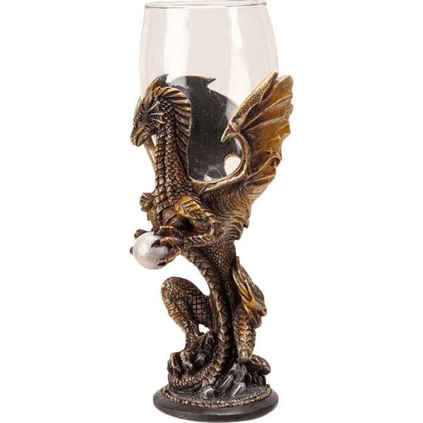 Gold Dragon Egg Goblet