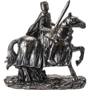 Mounted Crusader Statue