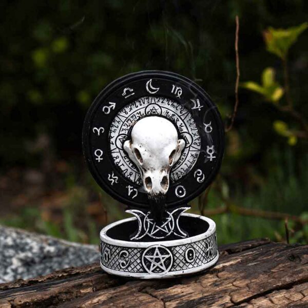 Raven Skull Backflow Burner