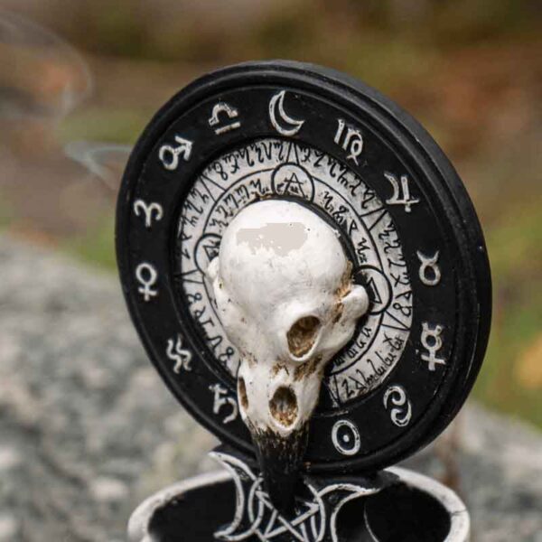 Raven Skull Backflow Burner