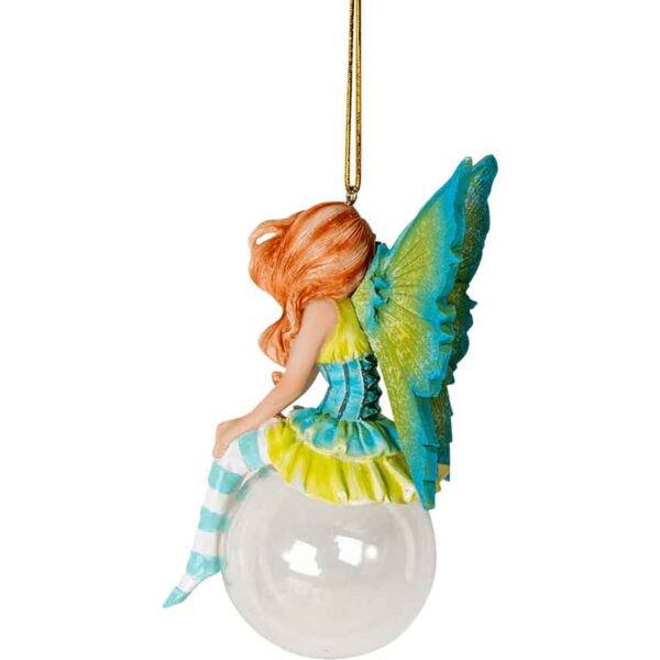 Clover Bubble Rider Fairy Ornament