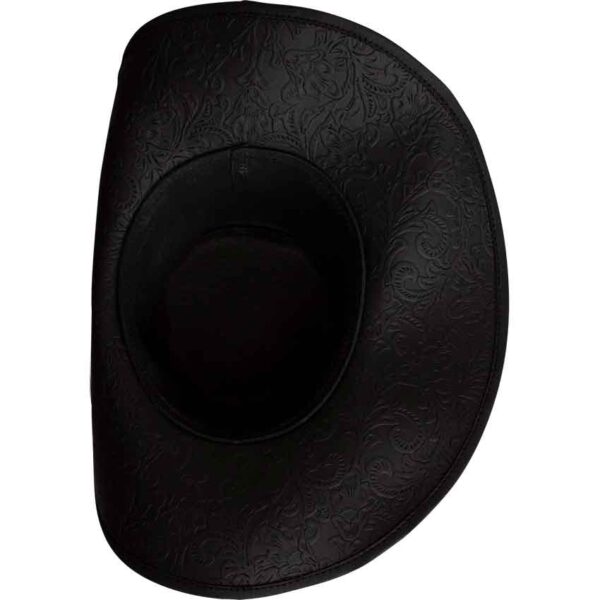 Flandes Embossed Leather Hat