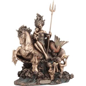 Bronze Amphitrite Sea Goddess Statue