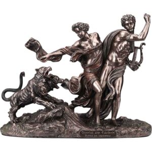 Bronze Orpheus and Eurydice Statue