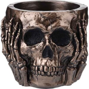 No Evil Skull Penholder