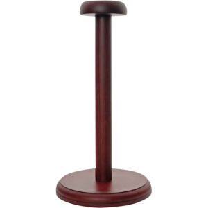 Mahogany Finish Helmet Display Stand