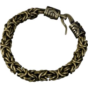 Woven Brass Chainmail Bracelet