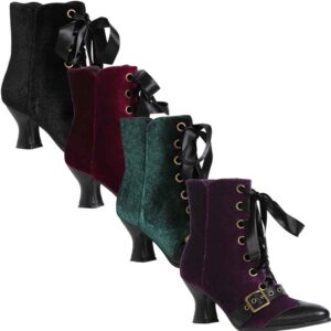 Charmed Velvet Witch Booties